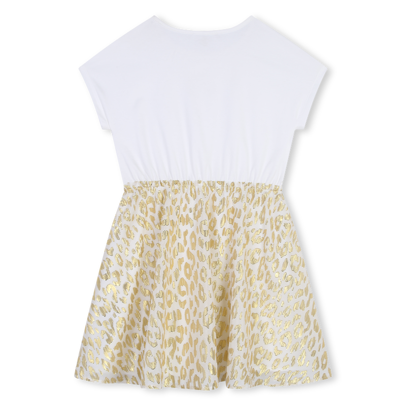 Robe bimatière imprimée MICHAEL KORS 
                    FILLE