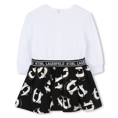 Robe à manches longues KARL LAGERFELD KIDS FILLE