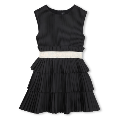 ROBE MANCHES COURTES PLISSEE KARL LAGERFELD KIDS FILLE