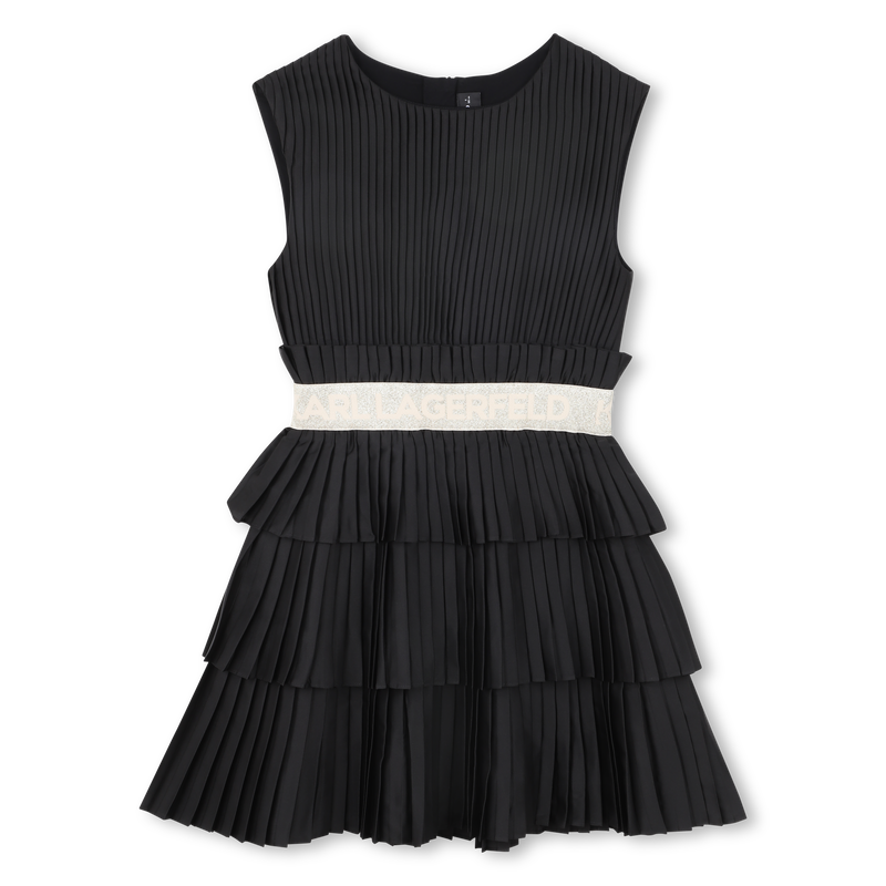 ROBE MANCHES COURTES PLISSEE KARL LAGERFELD KIDS 
                        FILLE
