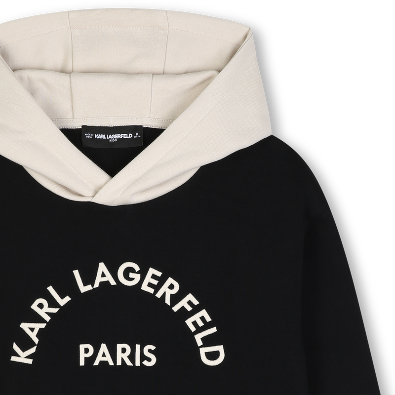 Sweat-shirt &agrave; capuche KARL LAGERFELD KIDS 
                        GARCON