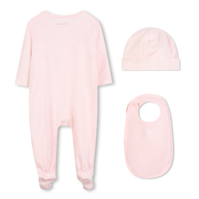 Ensemble pyjama bavoir et bonnet MICHAEL KORS FILLE