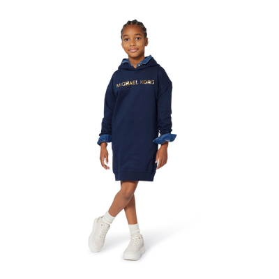 Robe &agrave; capuche en molleton MICHAEL KORS FILLE