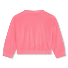Sweat-shirt en velours BILLIEBLUSH 
                    FILLE