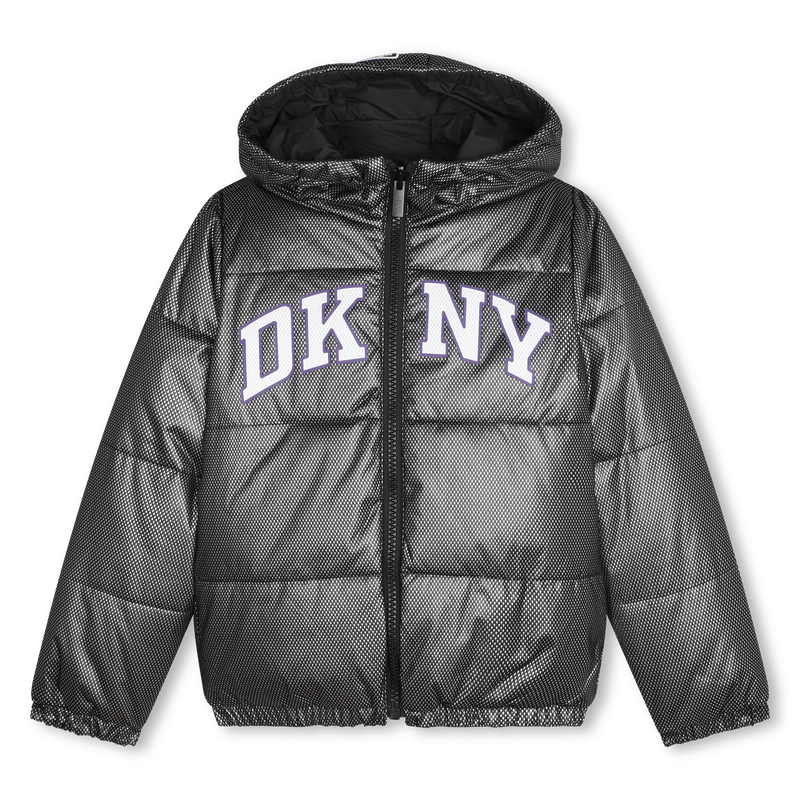Doudoune r&eacute;versible d&eacute;perlante DKNY 
                        UNISEXE