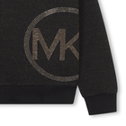 Sweat-shirt molletonn&eacute; capuche MICHAEL KORS 
                    FILLE
