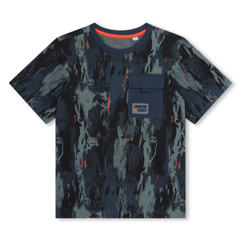 T-shirt multicolore avec poche TIMBERLAND 
                    GARCON