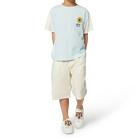 Bermuda en coton uni KENZO KIDS 
                    GARCON