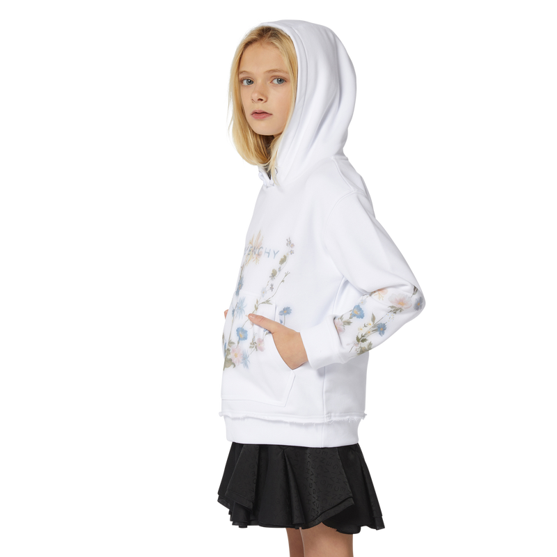 Sweat-shirt imprimé à capuche GIVENCHY 
                    FILLE
