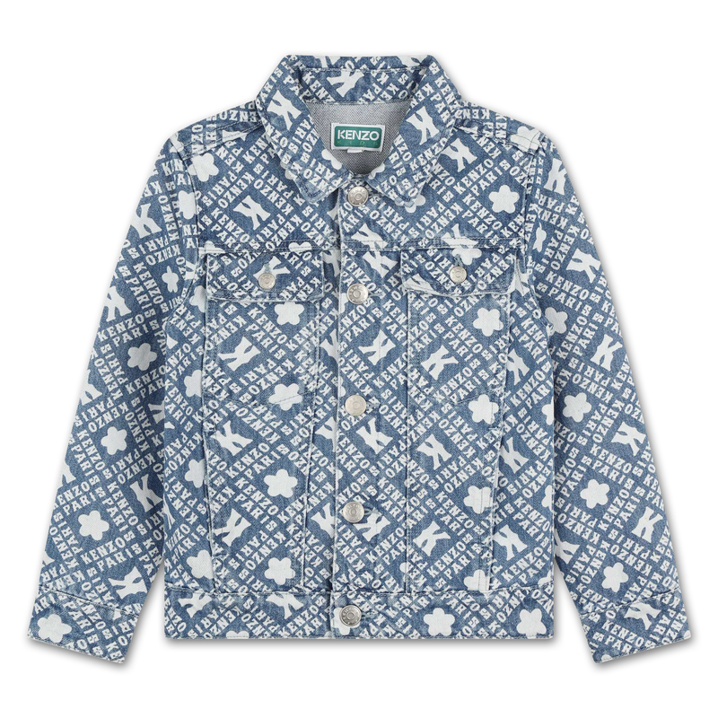 Veste en jean siglée KENZO KIDS 
                    UNISEXE