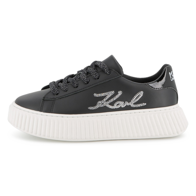 Baskets basse à lacets KARL LAGERFELD KIDS FILLE