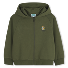 Sweat zipp&eacute; &agrave; capuche KENZO KIDS 
                    GARCON