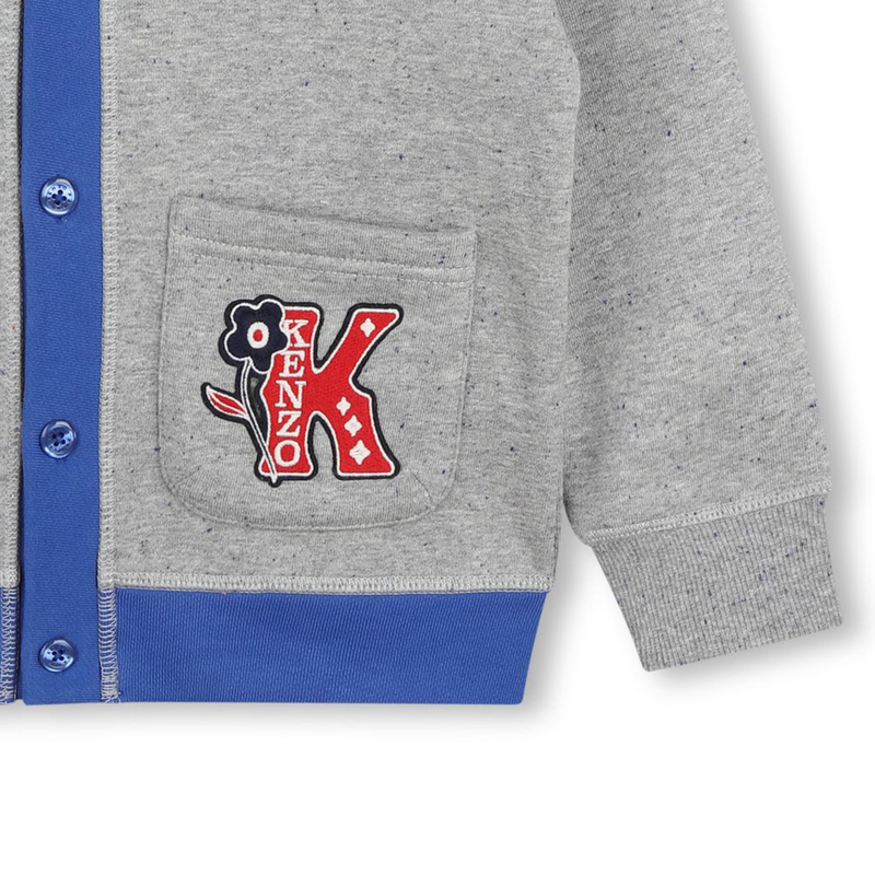 Cardigan molletonné fantaisie KENZO KIDS 
                    GARCON