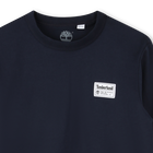 T-shirt uni avec &eacute;tiquette TIMBERLAND 
                    GARCON