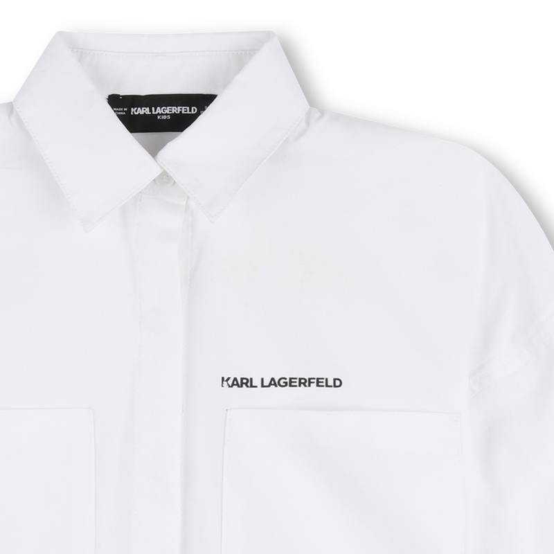 CHEMISE MANCHES LONGUES KARL LAGERFELD KIDS 
                        FILLE