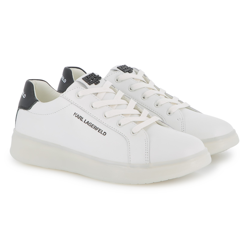Baskets basses à lacets KARL LAGERFELD KIDS 
                    UNISEXE
