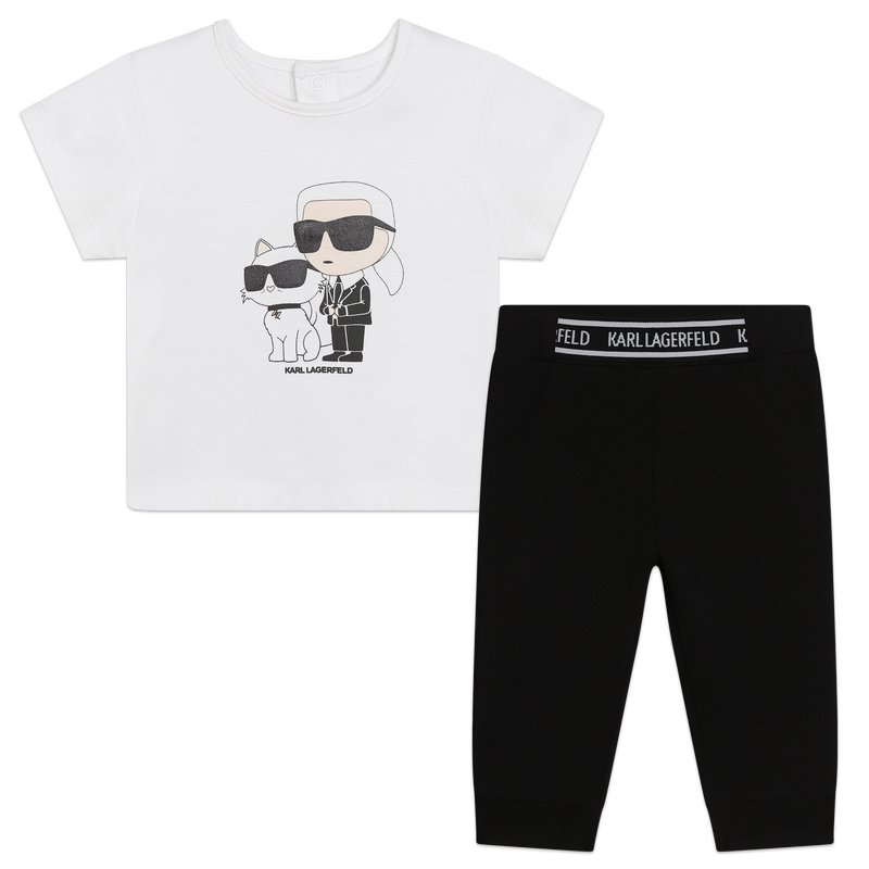 Ensemble T-shirt et legging KARL LAGERFELD KIDS 
                    FILLE