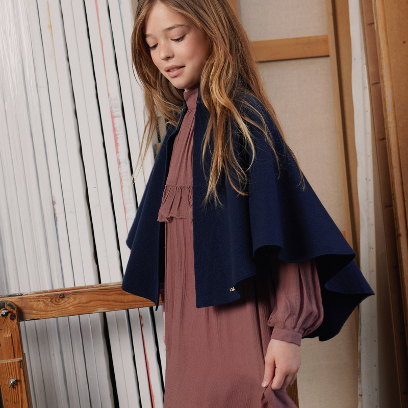 Cape en tricot CHLOE 
                    FILLE