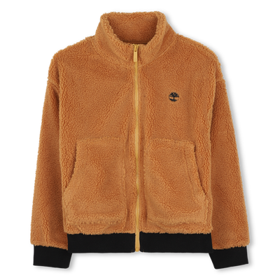Cardigan peluche fermeture zippée TIMBERLAND GARCON