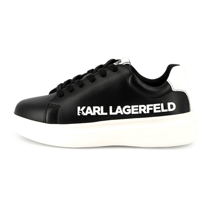 Baskets en cuir &agrave; lacets KARL LAGERFELD KIDS UNISEXE