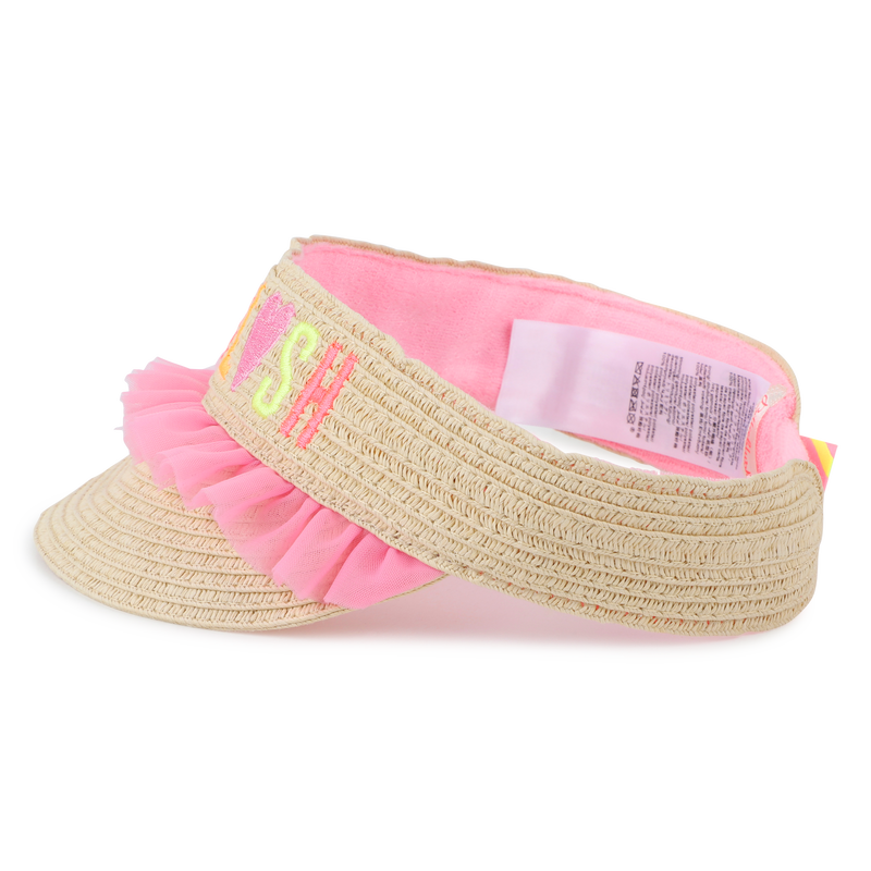 Visière avec logo brodé BILLIEBLUSH 
                    FILLE
