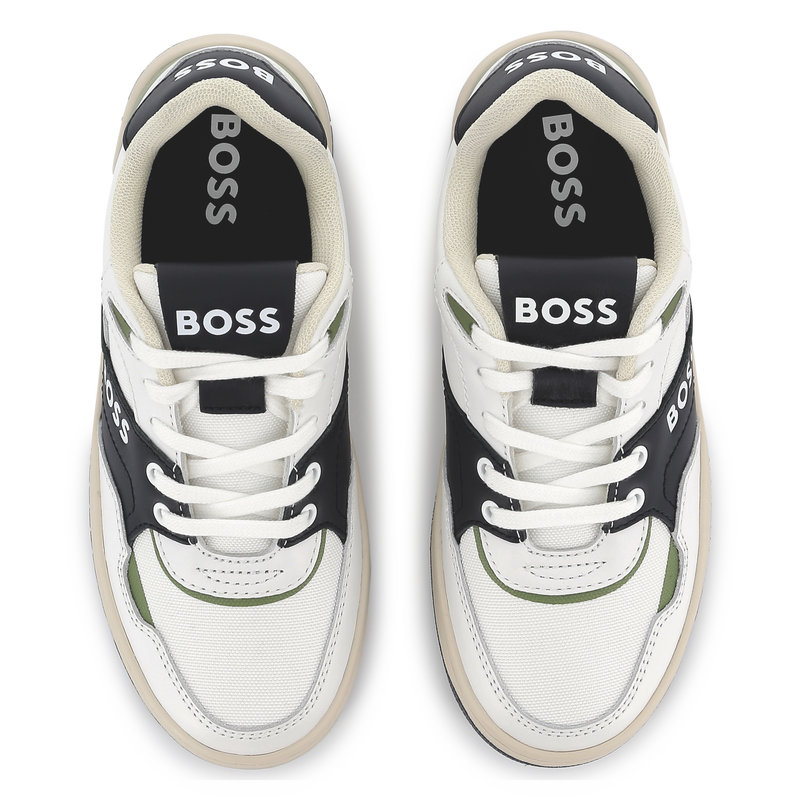 Baskets lacées bimatières BOSS 
                    GARCON