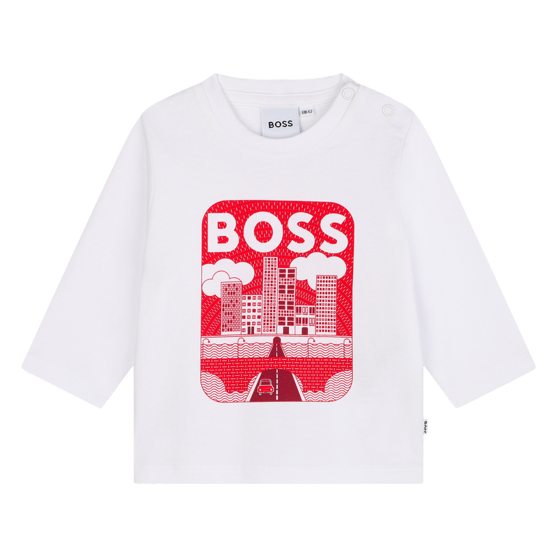 T-shirt avec imprimé BOSS 
                    GARCON
