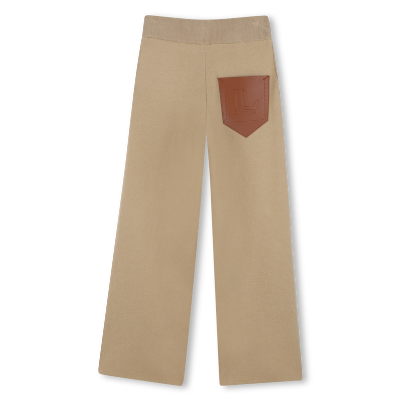 Pantalon large en tricot LANVIN 
                    FILLE