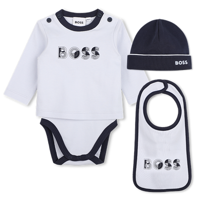 Ensemble body, bavoir et bonnet BOSS GARCON