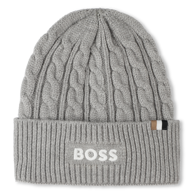 Bonnet tricot torsad&eacute; BOSS GARCON