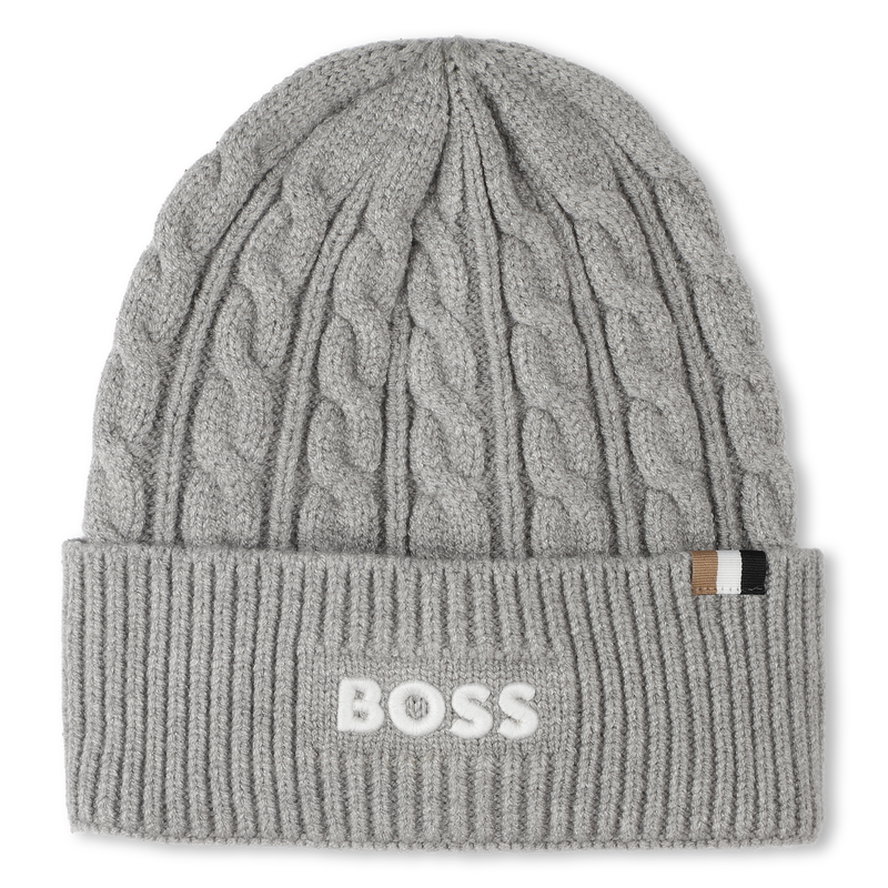 Bonnet tricot torsad&eacute; BOSS 
                        GARCON
