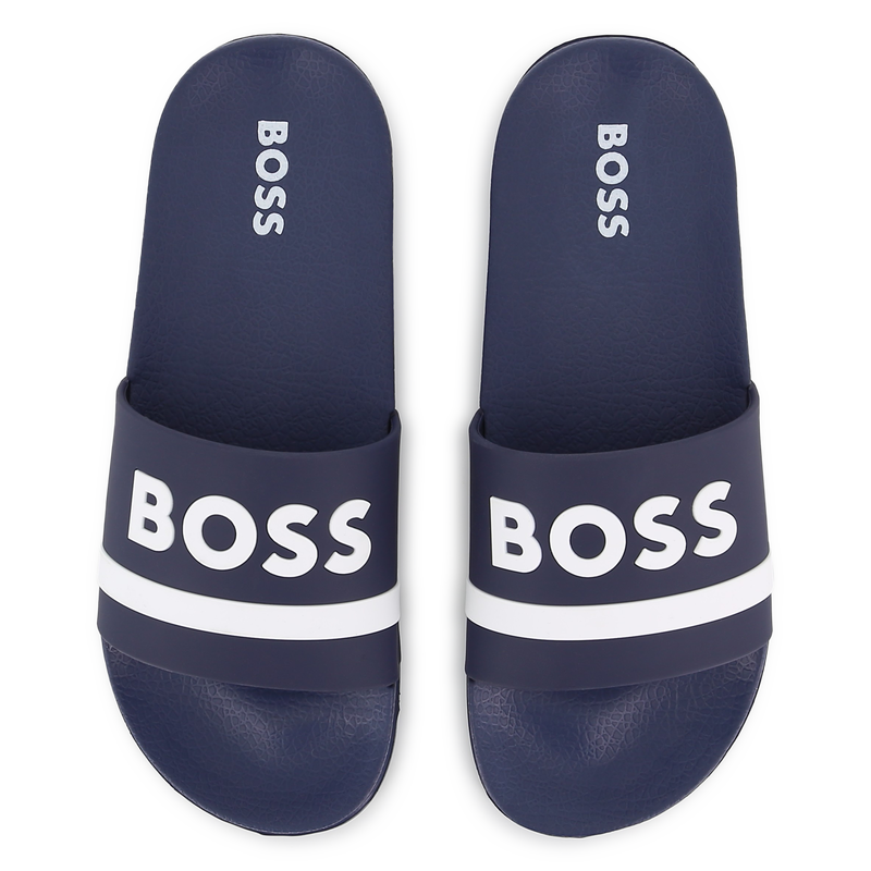 Claquettes sigl&eacute;es BOSS 
                        GARCON