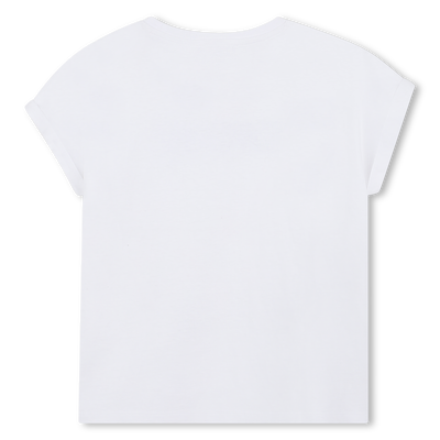 TEE-SHIRT MANCHES COURTES DKNY FILLE