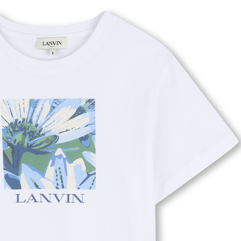 TEE-SHIRT MANCHES COURTES LANVIN 
                        FILLE