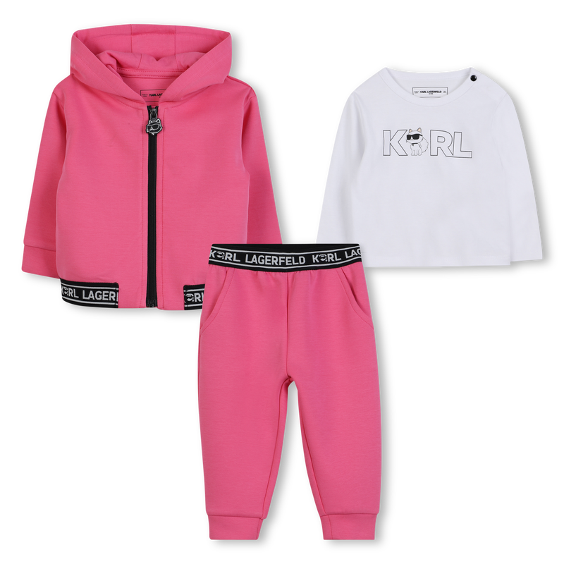 Ensemble jogging 3 pièces KARL LAGERFELD KIDS 
                    FILLE