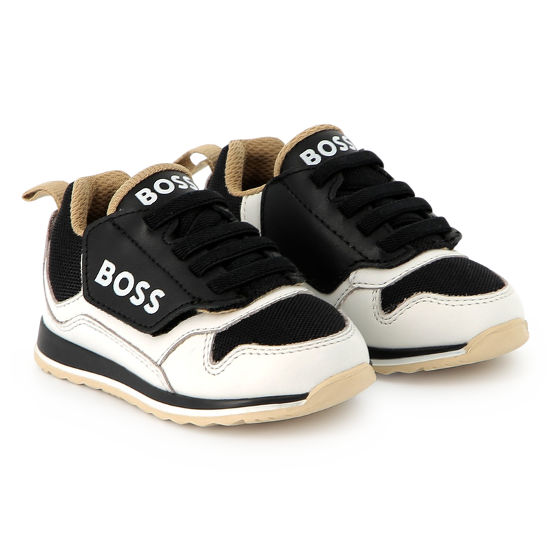 Baskets en cuir avec lacets BOSS 
                    GARCON