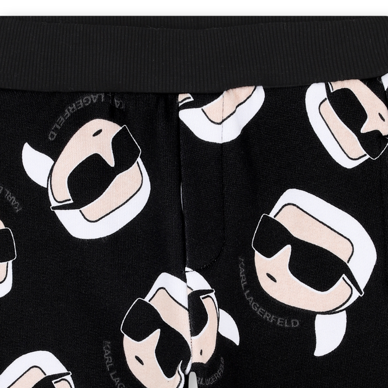 Pantalon en molleton gratté KARL LAGERFELD KIDS 
                    GARCON