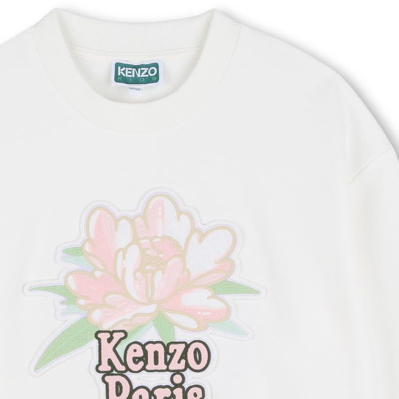 SWEAT EN MOLLETON KENZO KIDS 
                        FILLE