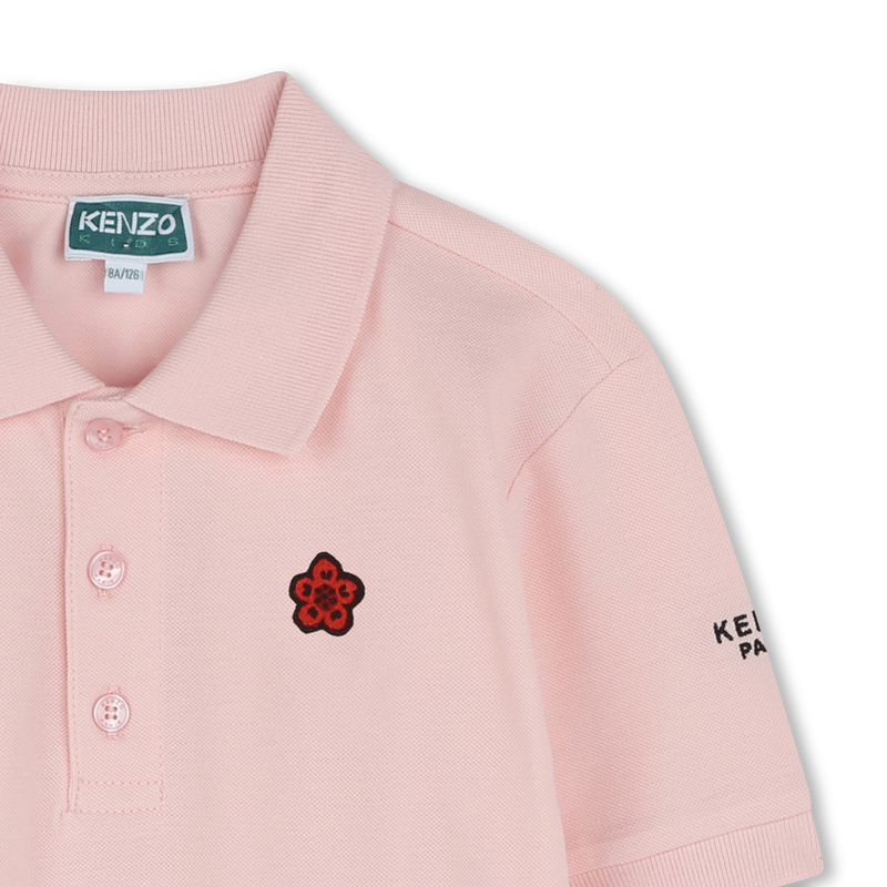 Polo avec badge et broderie KENZO KIDS 
                        UNISEXE