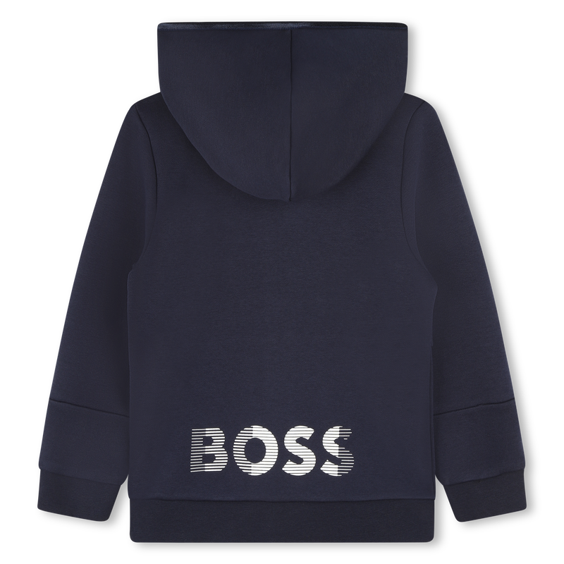 Sweat-shirt zippé avec sigle BOSS 
                    GARCON