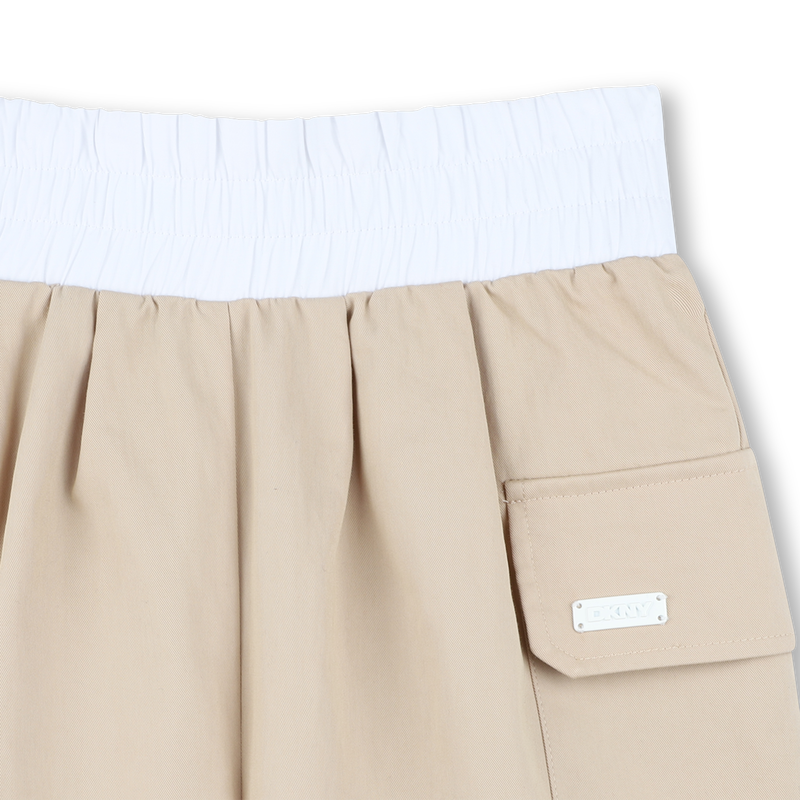 Short avec poches &agrave; rabat DKNY 
                        FILLE