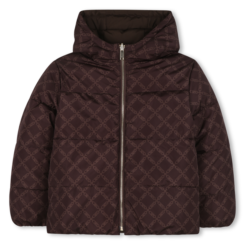 Doudoune à capuche réversible MICHAEL KORS 
                    FILLE
