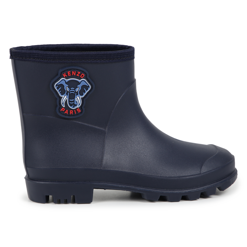 Bottes de pluie badge &eacute;l&eacute;phant KENZO KIDS 
                        UNISEXE