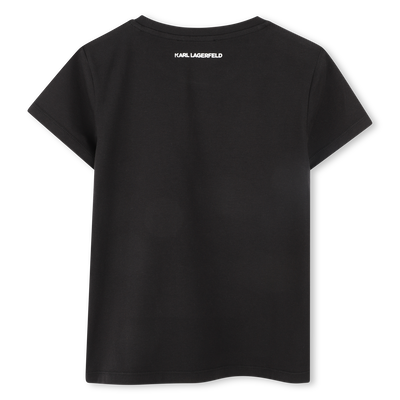T-shirt &agrave; manches courtes KARL LAGERFELD KIDS FILLE