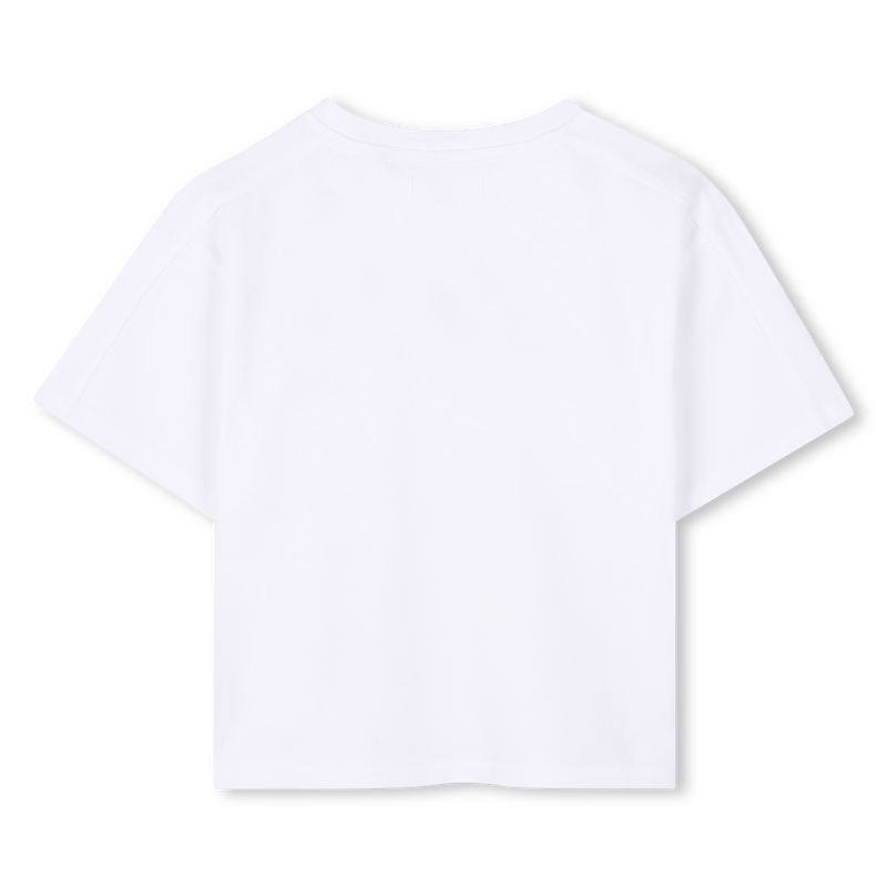T-shirt ajouré manches courtes DKNY 
                    FILLE