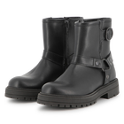Bottes motard en cuir de vachette DKNY 
                    FILLE