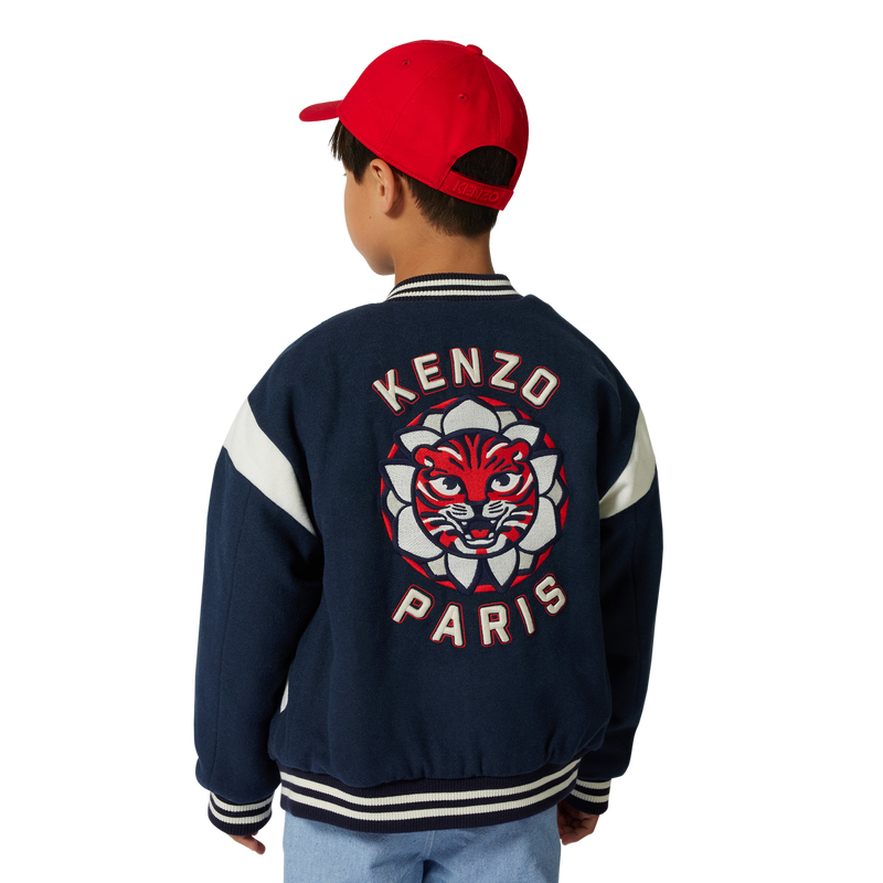 Casquette brod&eacute;e en coton KENZO KIDS 
                        UNISEXE