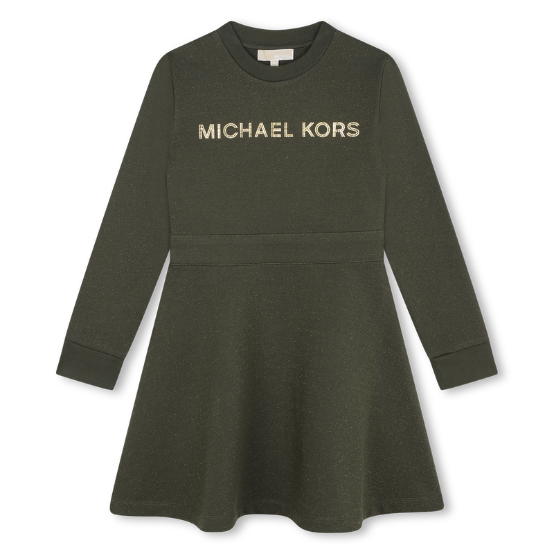 Robe molletonnée pailletée MICHAEL KORS 
                    FILLE