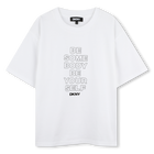 T-shirt manches courtes coton DKNY 
                    FILLE