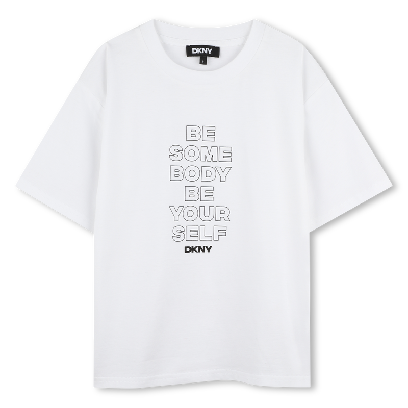 T-shirt manches courtes coton DKNY 
                        FILLE